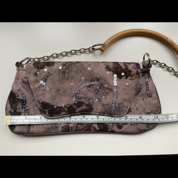 Wristlet With Silver Strap and Hardware - Picture 4 of 4